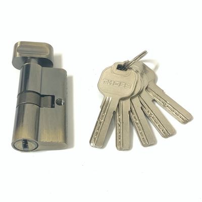 calidad  60mm Zinc Cylinder Lock Single Open Euro Profile Cylinders With Brass Or Iorn Key fábrica
