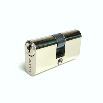 calidad  Silver Small Oval Cylinder Lock Customized Door Cylinder Replacement 54mm fábrica