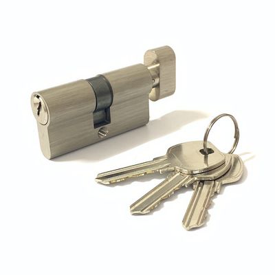 60mm  Single open Brass Cylinder Lock