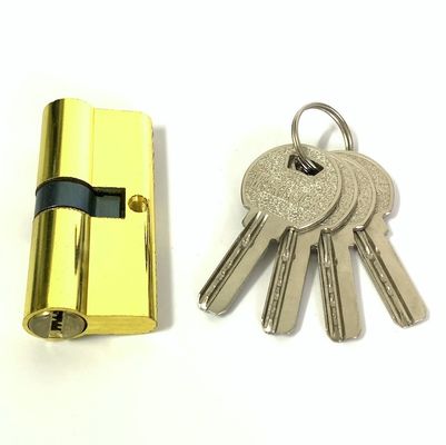 Cerradura de cilindro de 70 mm personalizada Cerradura de cilindro de llave dorada