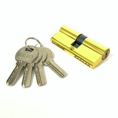 Cerradura de cilindro de 70 mm personalizada Cerradura de cilindro de llave dorada