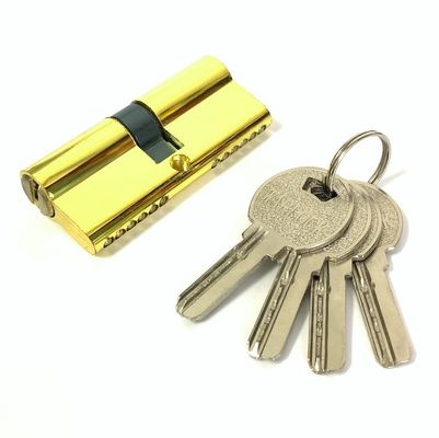 Cerradura de cilindro de 70 mm personalizada Cerradura de cilindro de llave dorada
