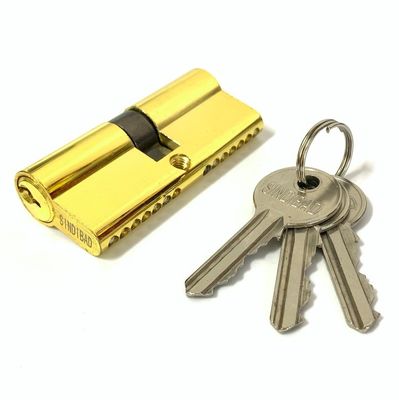 Bloqueo de cilindro de zinc abierto doble Euro Bloqueo de barril personalizado 70 mm