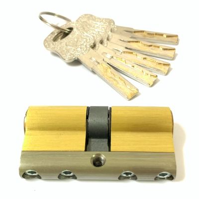 Cierre de llave de cilindro de 60 mm bloqueo anti ruptura Euro bloqueo cilindro tamaño personalizado