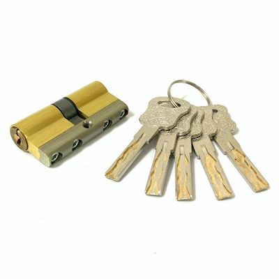 Cierre de llave de cilindro de 60 mm bloqueo anti ruptura Euro bloqueo cilindro tamaño personalizado