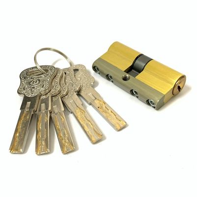 Cierre de llave de cilindro de 60 mm bloqueo anti ruptura Euro bloqueo cilindro tamaño personalizado