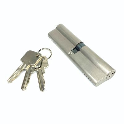 120 mm cilindro de cerradura de puertas plata doble cilindro de euro tamaño personalizado