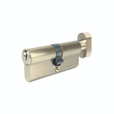 Cerradura de cilindro euro de latón con perfil europeo de 70 mm con cerradura de cilindro única