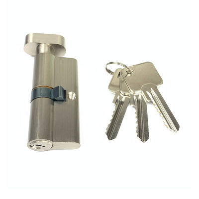 70mm Euro Profile Single Brass Cylinder