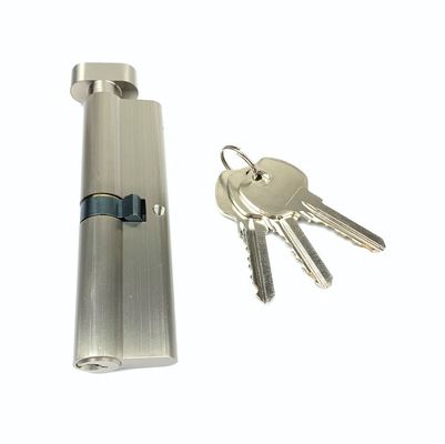 Cerradura de cilindro euro de plata de 110 mm cilindro euro con muelles de acero inoxidable