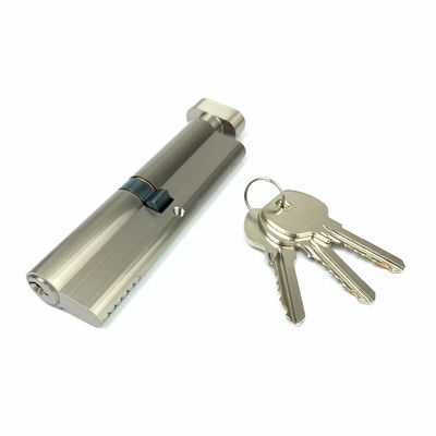 Cerradura de cilindro euro de plata de 110 mm cilindro euro con muelles de acero inoxidable