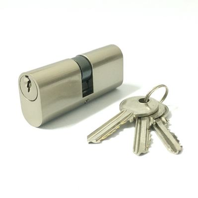 Cilindros de cerradura de llave de latón con cerradura de cilindro de perfil ovalado de 75mm grandes