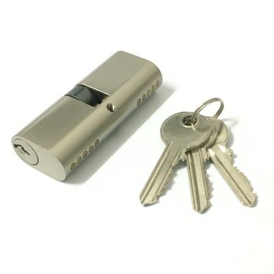 Cilindros de cerradura de llave de latón con cerradura de cilindro de perfil ovalado de 75mm grandes