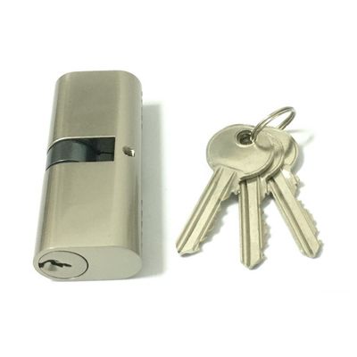 Cilindros de cerradura de llave de latón con cerradura de cilindro de perfil ovalado de 75mm grandes