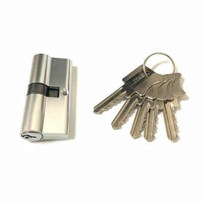 Cerradura de cilindro de aluminio abierto doble 70 mm cilindro de puerta