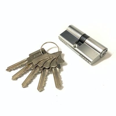 Cerradura de cilindro de aluminio abierto doble 70 mm cilindro de puerta
