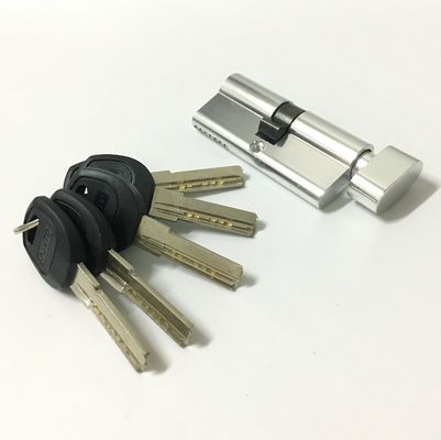Cerradura de puertas de latón de aluminio cilindro de apertura única de 70 mm cilindro cerradura de puertas tamaño personalizado