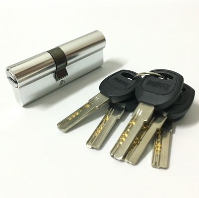 Doble cilindro de aluminio de latón abierto 70 mm Cerradura de cilindro para puerta