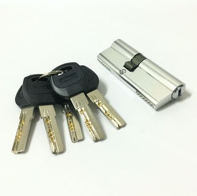 Doble cilindro de aluminio de latón abierto 70 mm Cerradura de cilindro para puerta