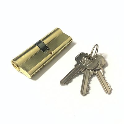 Doble cilindro abierto de zinc de latón bloqueo de cilindro personalizado de 80 mm
