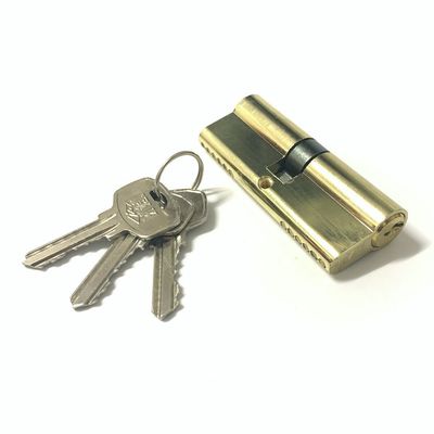 Doble cilindro abierto de zinc de latón bloqueo de cilindro personalizado de 80 mm