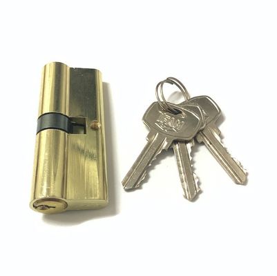 Doble cilindro abierto de zinc de latón bloqueo de cilindro personalizado de 80 mm