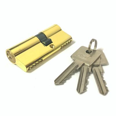 Zinc de latón de doble cilindro de la cerradura de cilindro de oro de reemplazo personalizado