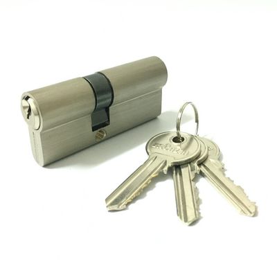 Cerradura de cilindro de latón personalizado Cerraduras de cilindro de seguridad de doble apertura de 70 mm