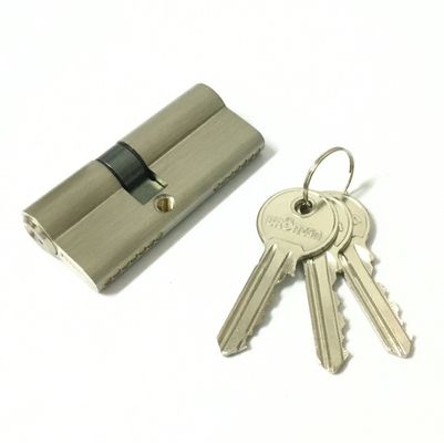 Cerradura de cilindro de latón personalizado Cerraduras de cilindro de seguridad de doble apertura de 70 mm