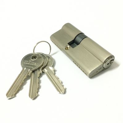 Cerradura de cilindro de latón personalizado Cerraduras de cilindro de seguridad de doble apertura de 70 mm