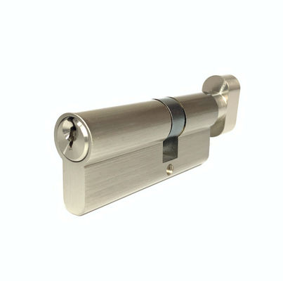 Cerraduras de cilindro de perfil euro de 75 mm Cerradura de cilindro único de latón personalizada