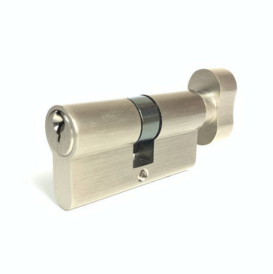 Cerradura de Euro cilindro de latón Euro cilindro único personalizado 60 mm