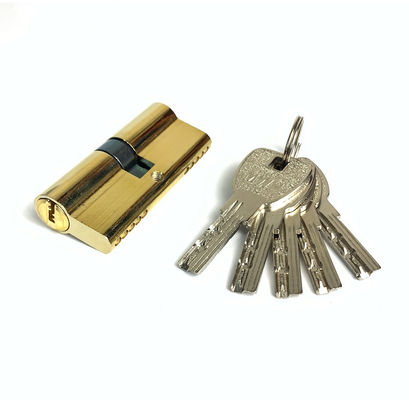 Círculo de cerradura de puerta de hierro de reemplazo de doble cerradura de puerta abierta de cilindro 70 mm