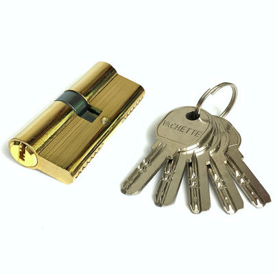 cilindro de hierro de latón de 70 mm cilindro de llave doble abierta