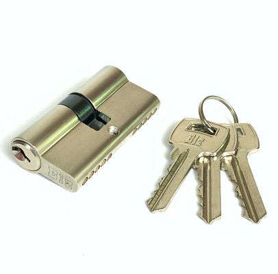 cilindro de doble llave de hierro sustitución de cerradura de cilindro de puerta personalizada 60 mm