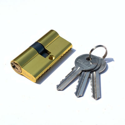 cilindros de cerradura euro abiertos del doble de aluminio del cilindro de la cerradura de puerta de 60m m modificados para requisitos particulares