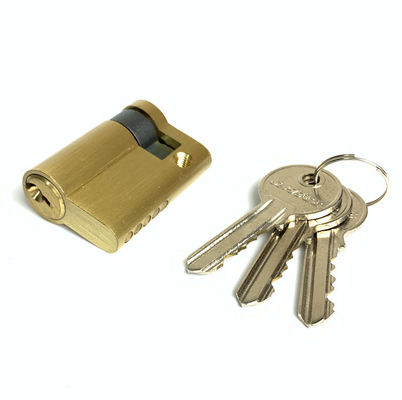 Tamaño personalizado Cerradura de puerta de medio cilindro 40mm 45mm 50mm 55mm 60mm Medio cilindro euro