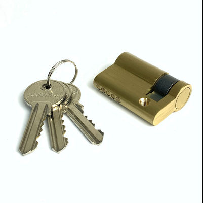 Tamaño personalizado Cerradura de puerta de medio cilindro 40mm 45mm 50mm 55mm 60mm Medio cilindro euro