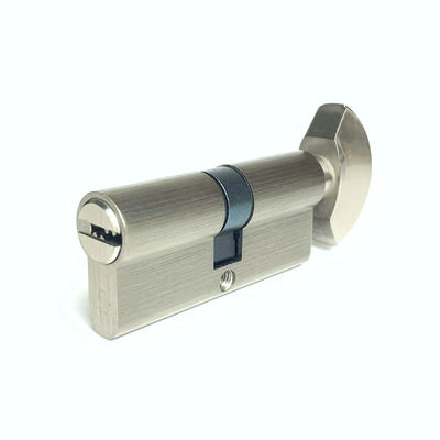 Cilindro europeo abierto único personalizado SN CP GP SB AB MAB AC NEGRO 70 mm con núcleo de latón
