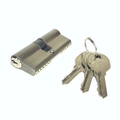 Cierre de cilindro de zinc de 70 mm cilindro de doble lado personalizado Varios colores disponibles