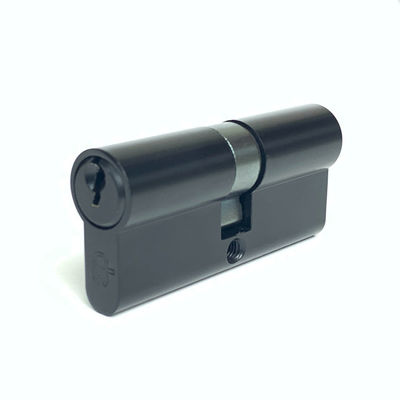 Tamaño personalizado cilindro de zinc de latón negro cilindro de puerta de cerradura de reemplazo
