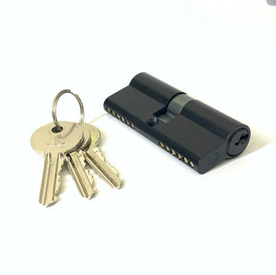 Tamaño personalizado cilindro de zinc de latón negro cilindro de puerta de cerradura de reemplazo