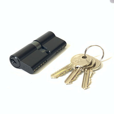 Tamaño personalizado cilindro de zinc de latón negro cilindro de puerta de cerradura de reemplazo