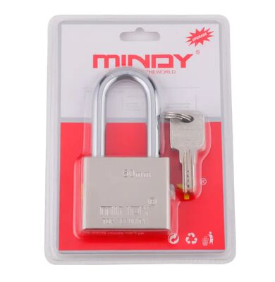 Candado con llave de plata de alta seguridad 40 mm 50 mm 60 mm 70 mm candado de hierro