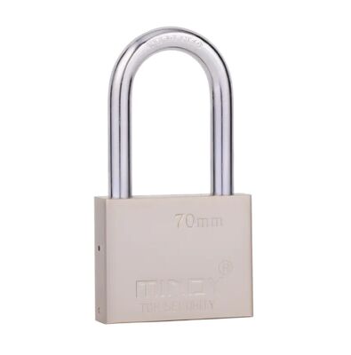 Candado con llave de plata de alta seguridad 40 mm 50 mm 60 mm 70 mm candado de hierro