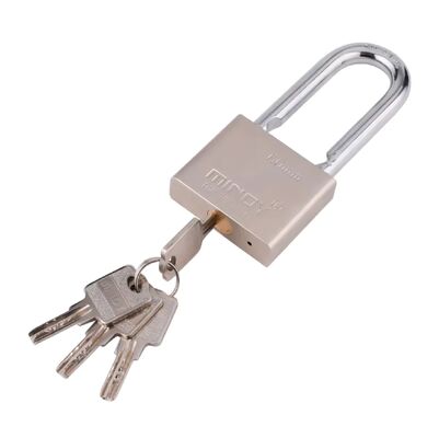 Candado con llave de plata de alta seguridad 40 mm 50 mm 60 mm 70 mm candado de hierro