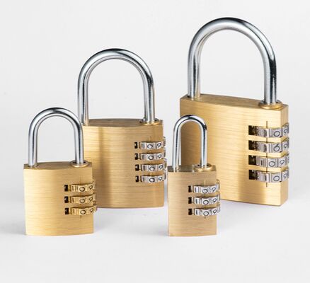 Bloqueo de contraseña de 3 dígitos y 4 dígitos Bloqueo de combinación de latón personalizado